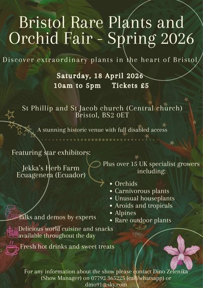 2026 Bristol Rare Plants and Orchid Fair